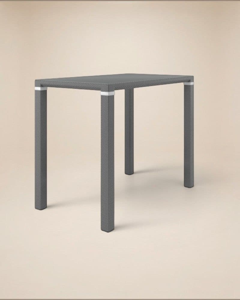 BAR TABLE 135X80CM INCL. TEMPERED GLASS TOP 6MM