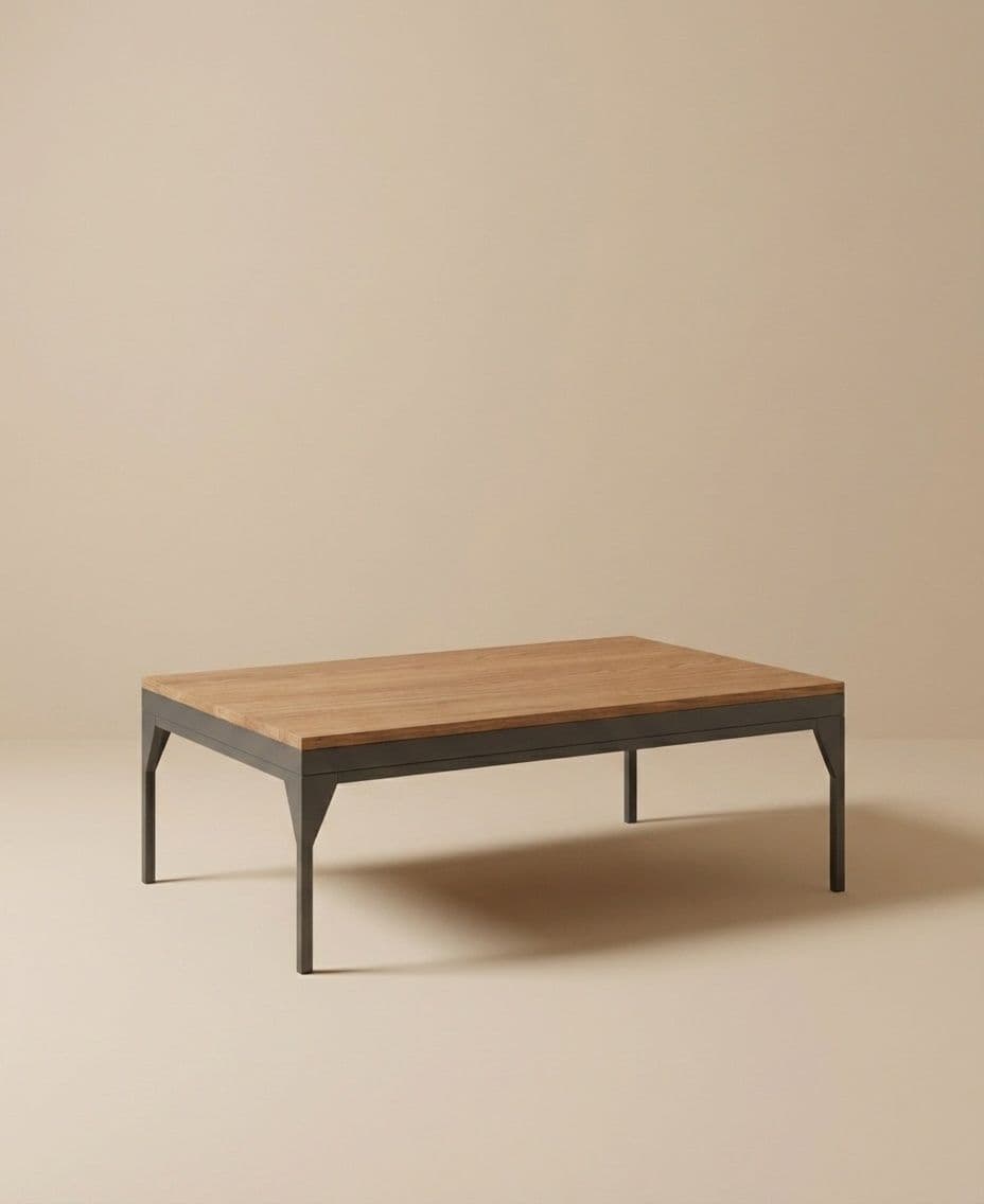 COFFEE TABLE H36 INCL. TEAK TOP