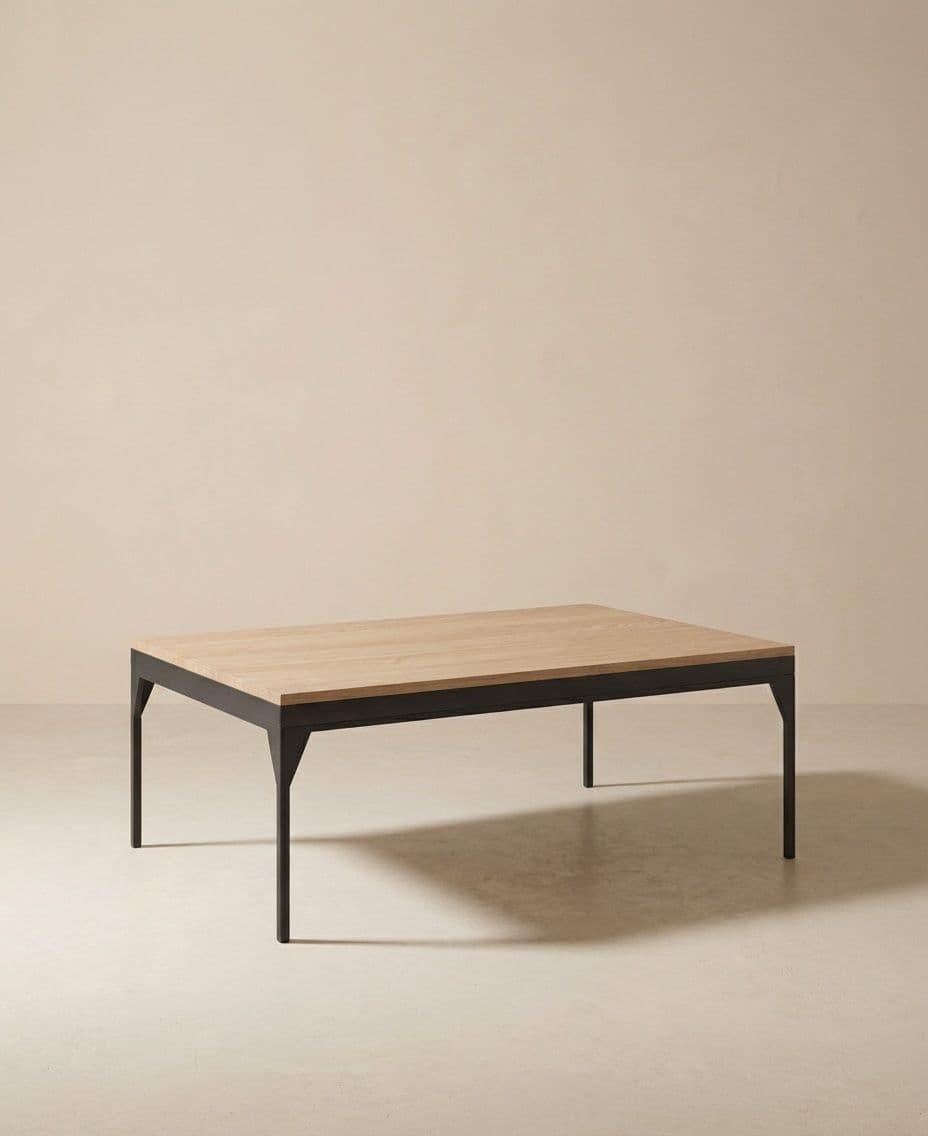 COFFEE TABLE H46 INCL. TEAK TOP
