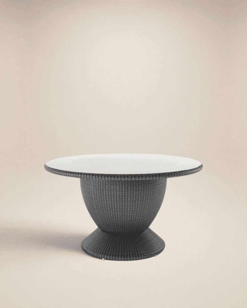 DINING TABLE 130CM INCL. TEMPERED GLASSTOP