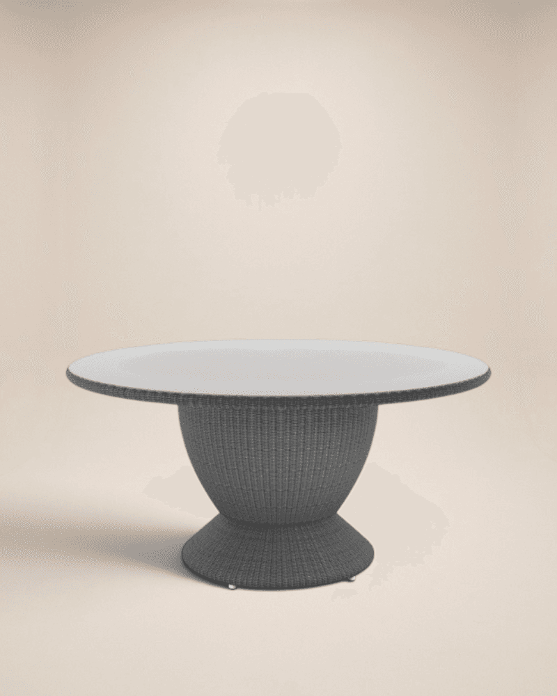 DINING TABLE 150CM INCL. TEMPERED GLASS TOP 6MM