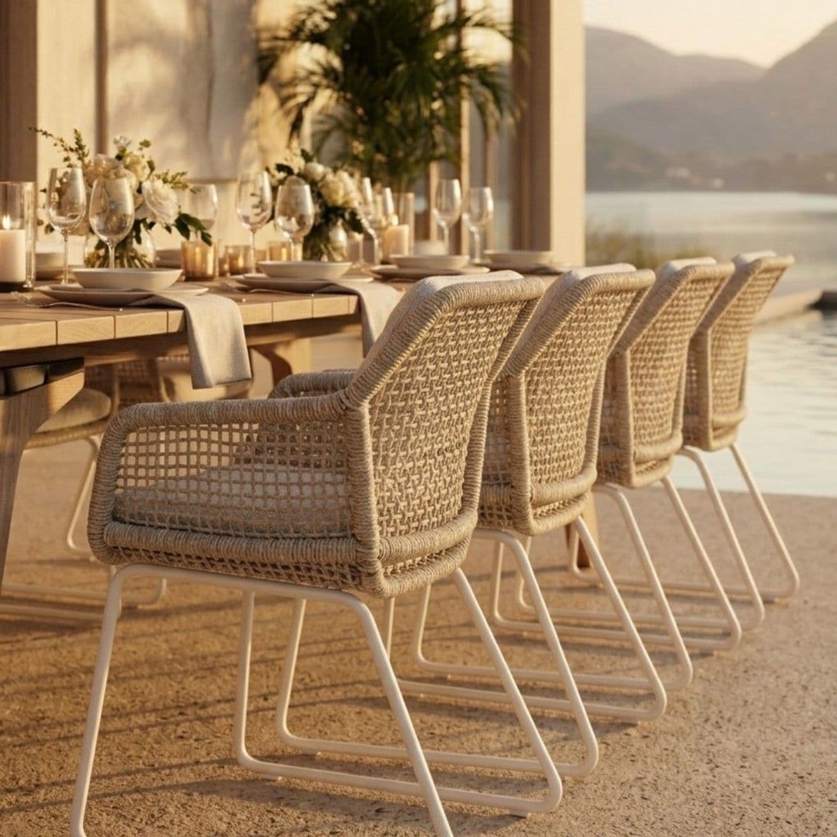 Arm Chair - Linen – detail view