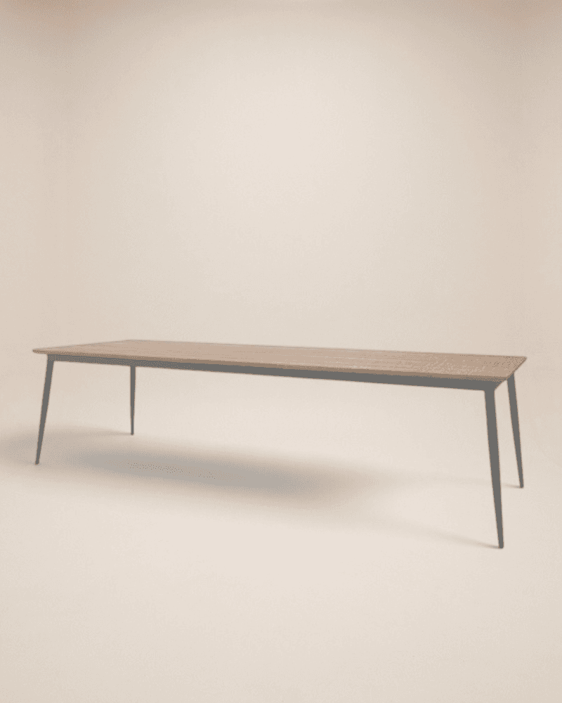 DINING TABLE TEAK TOP 300X100CM