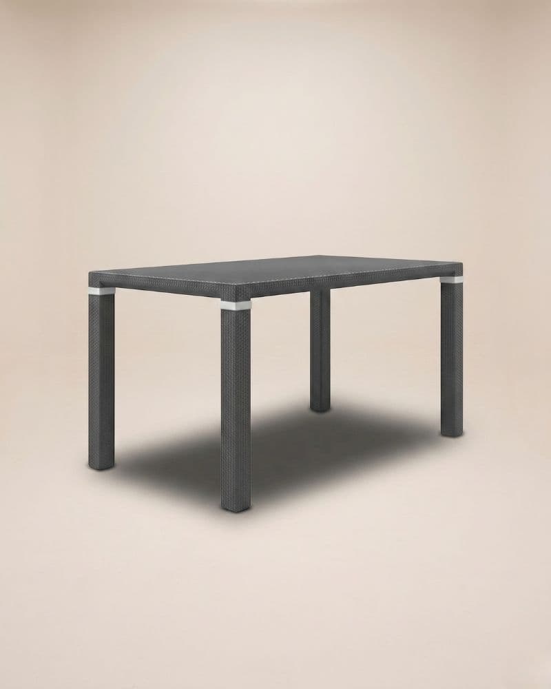 DINING TABLE 140X80CM INCL. TEMPERED GLASS TOP 6MM
