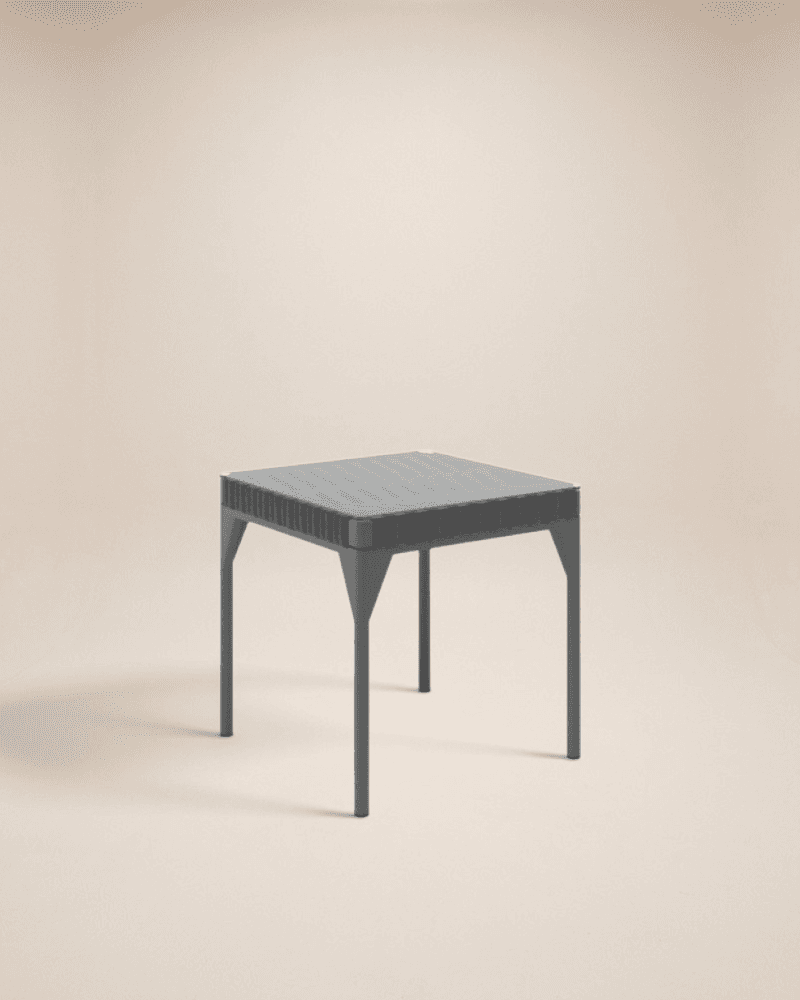 SIDE TABLE INCL. TEMPERED GLASS TOP 5MM