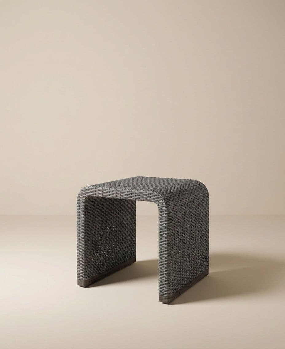 SIDE TABLE INCL. TEMPERED GLASS TOP 5MM
