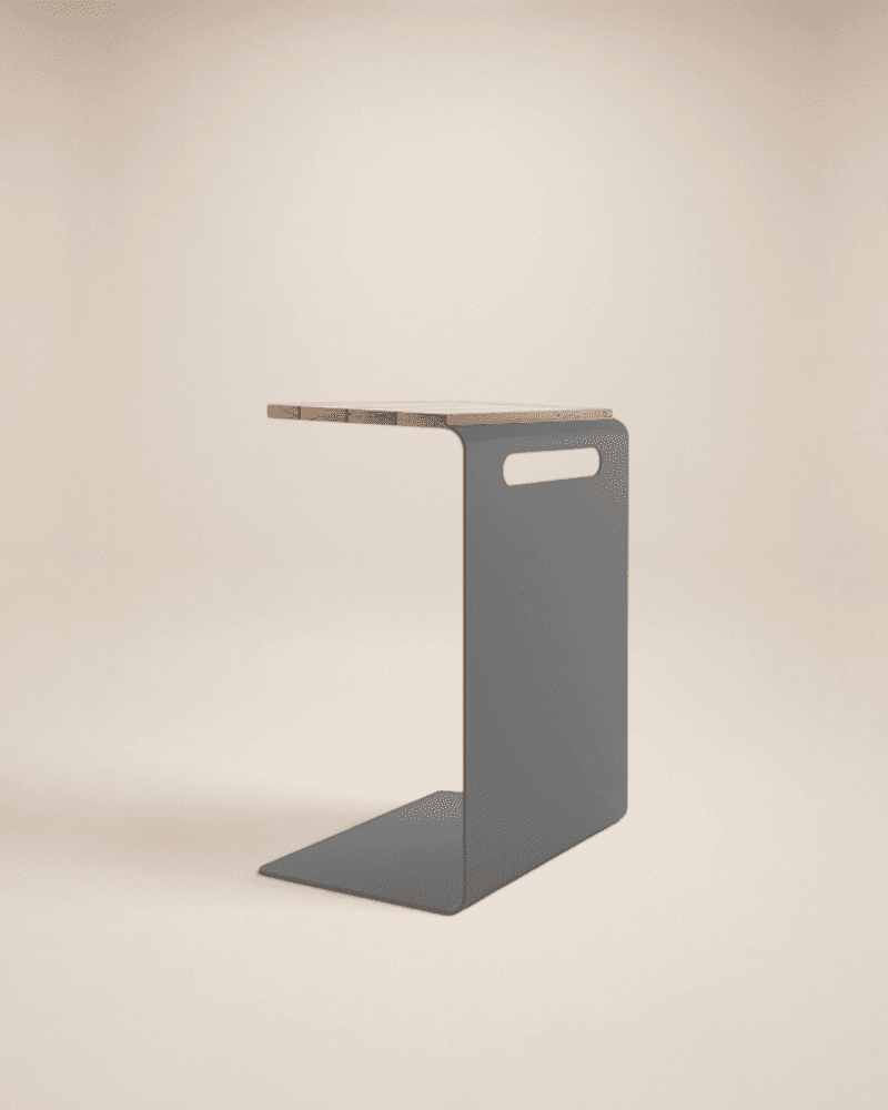 SIDE TABLE TEAK H57