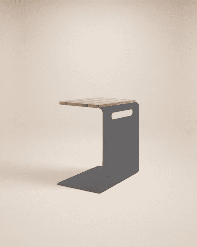 SIDE TABLE TEAK H46