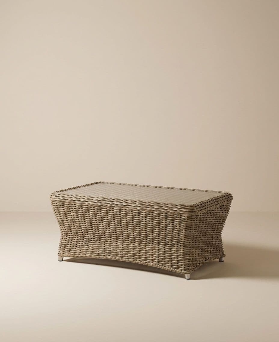 COFFEE TABLE INCL. TEMPERED GLASS TOP 5MM