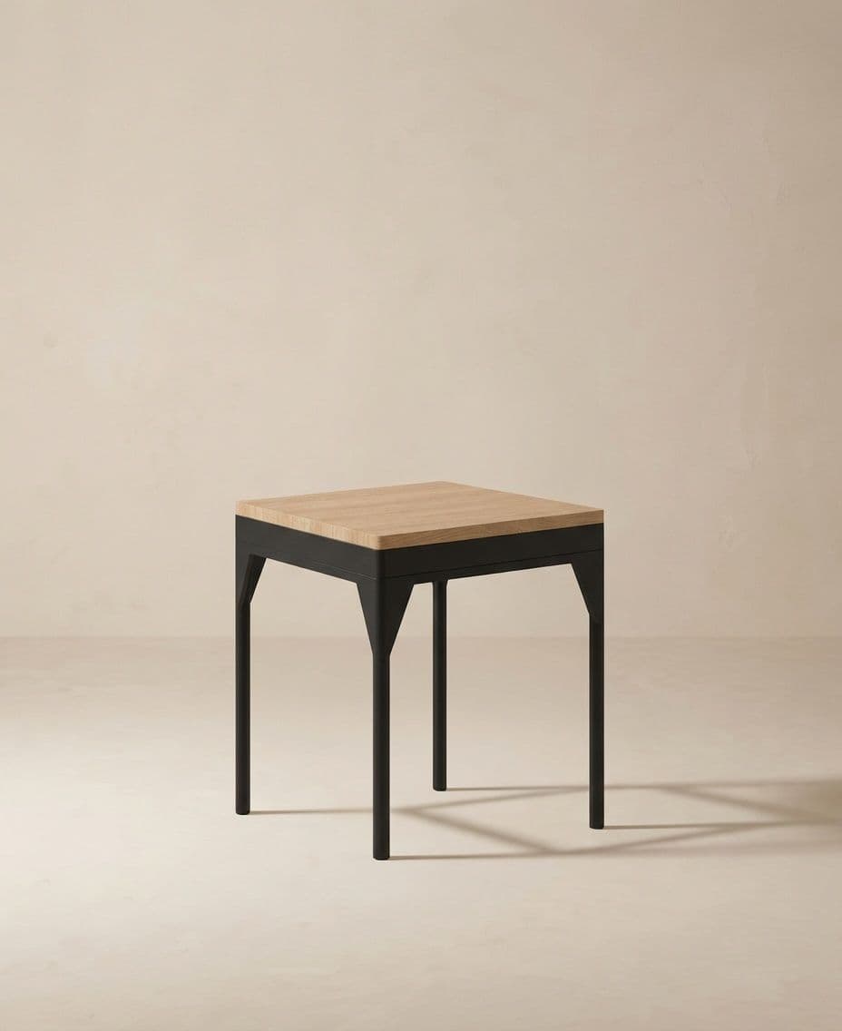 SIDE TABLE INCL. TEAK TOP