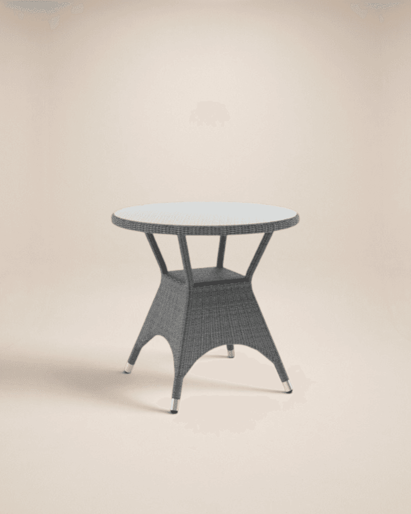 COFFEE TABLE 60CM INCL. TEMPERED GLASS TOP 5MM