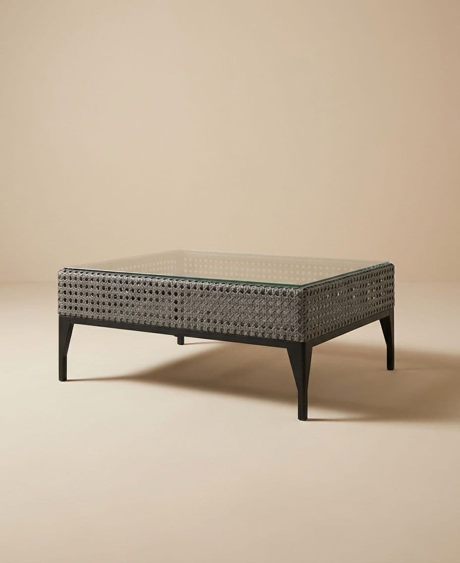 COFFEE TABLE H43 INCL. TEMPERED GLASS TOP 5MM