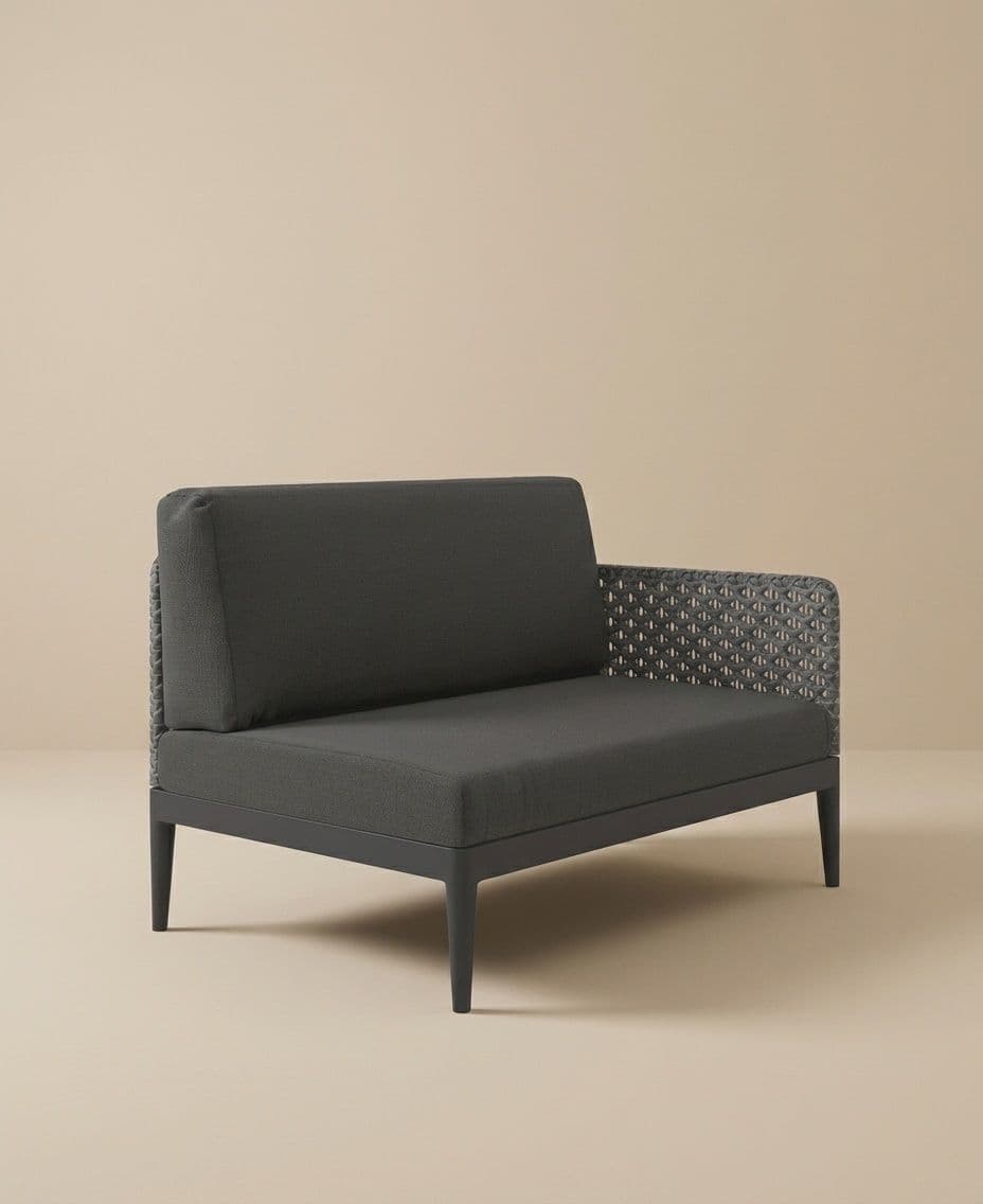 CORNER MODULE LONG ARMREST LEFT