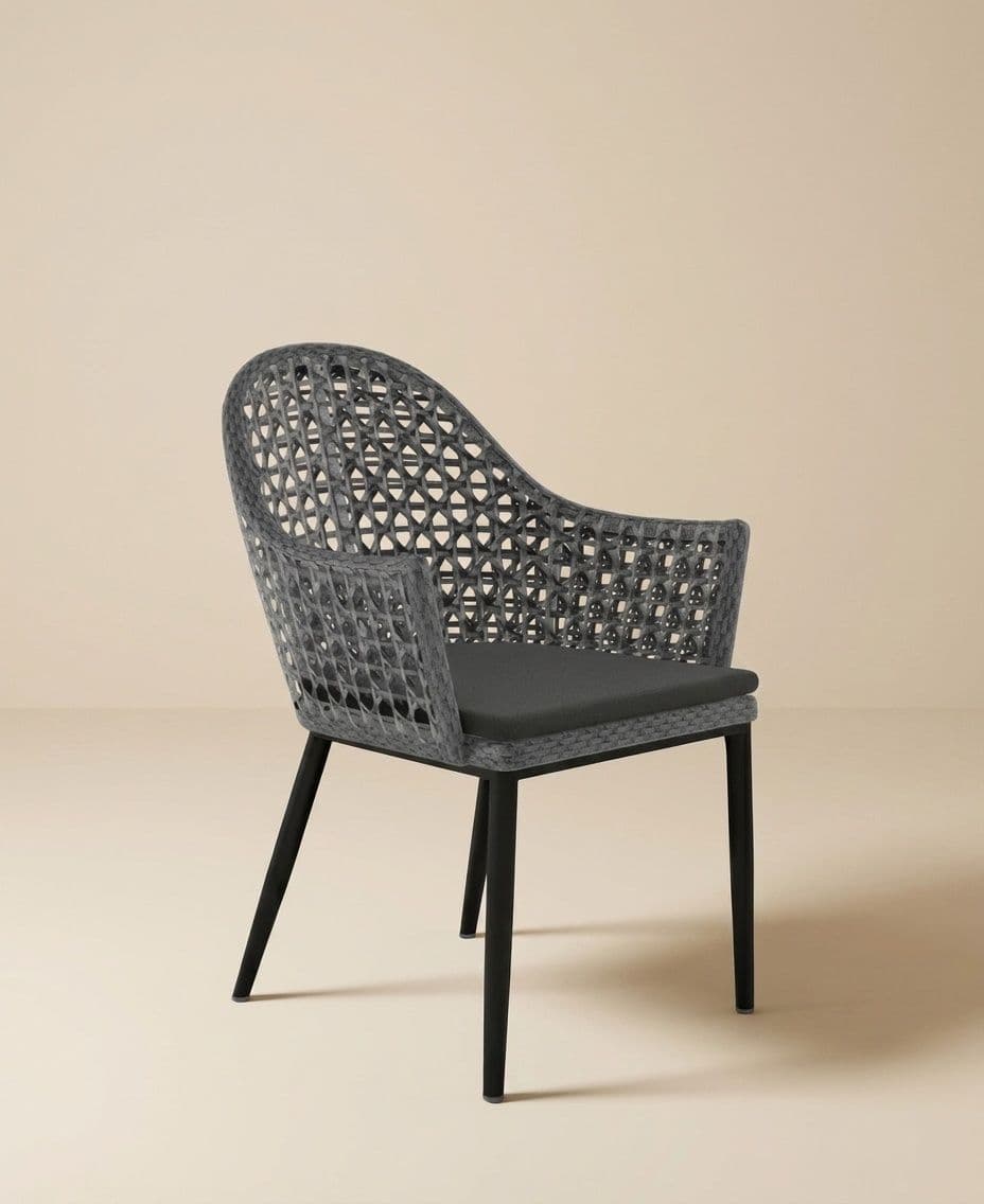 ARM CHAIR WITH HIGH BACKREST