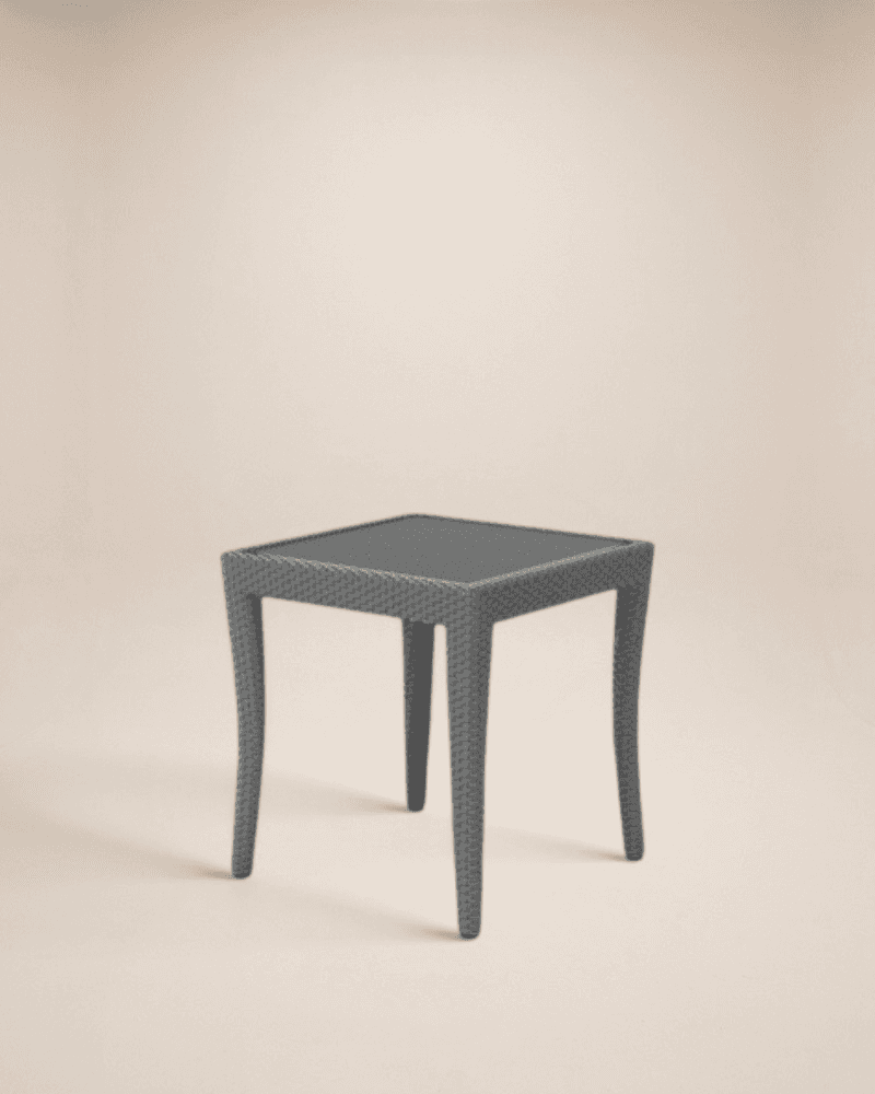 SIDE TABLE INCL. TEMPERED GLASS TOP 5MM