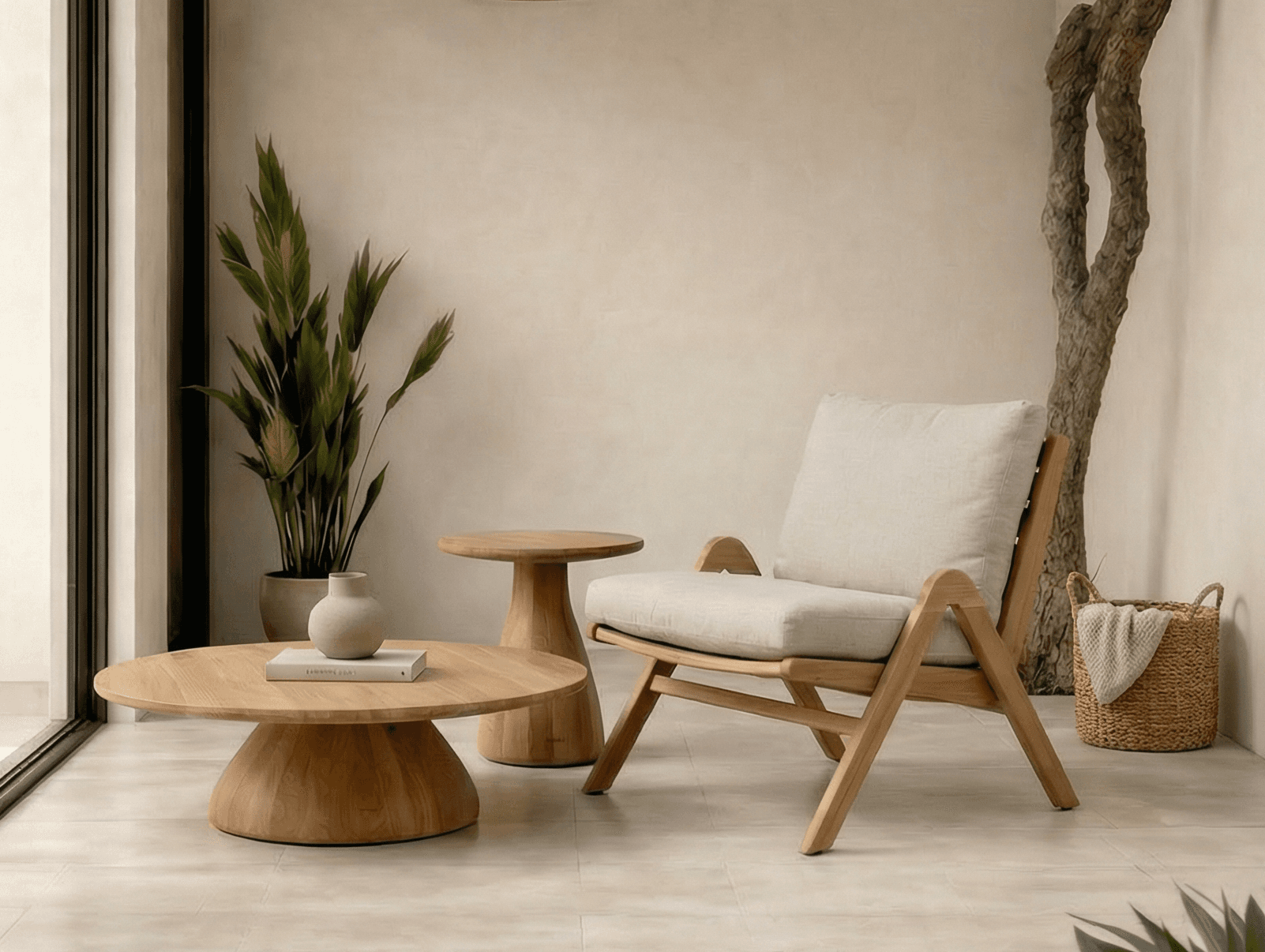 Lounge Table Round Large – detail view